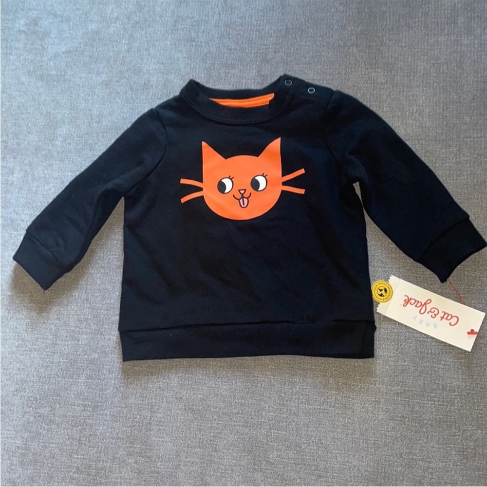 Cat & Jack Cat Halloween Sweatshirt